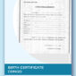 Congo birth certificate translation