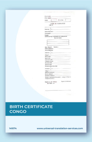 Birth certificate from Costa Rica English translation