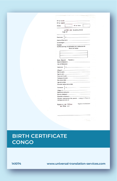 Birth certificate from Costa Rica English translation