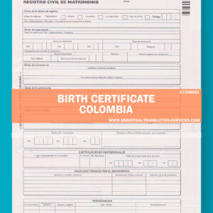37358561 Birth certificate colombia